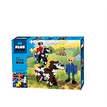 Box Mini Basic 220 pièces Plus Plus Cavalier Chevaux