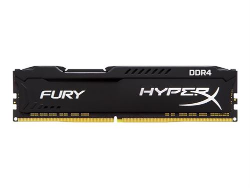 HyperX FURY Black 16GB DDR4 3200 MHz 16Go DDR4 3200MHz module de mémoire - Modules de mémoire (16 Go, 1 x 16 Go, DDR4, 3200 MHz, 288-pin DIMM, Noir)