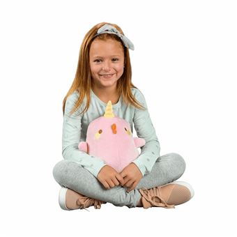 Peluche Molang - Le poussin Piu Piu Licorne - Hauteur 27 cm