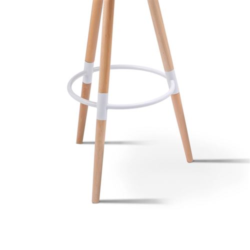 25 Sur Table Haute De Bar Ronde Scandinave Sara Blanche Achat Prix Fnac