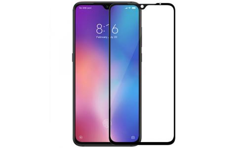 Verre protecteur écran 3D intégral pour Mi9 noir