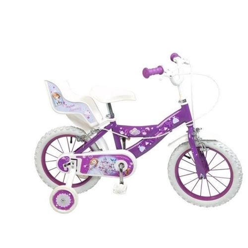 Princesse Sofia Velo Enfant Fille - 14 - 4/7 Ans - Violet