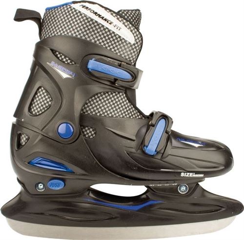 Nijdam patins de hockey sur glace taille 30-33 3024-ZWB-30-33