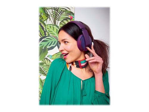 Focal Listen Wireless - Koptelefoon met micro - over oor - Bluetooth - draadloos - paars