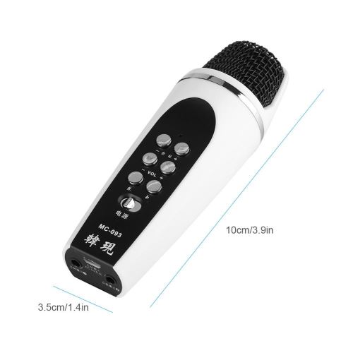 19€ sur MUGAST Mini Microphone Changeur de Voix 4 Modes Modificateur de Voix  Portable Puissant pour Android / IOS /PC VOLG - Microphone - Achat & prix