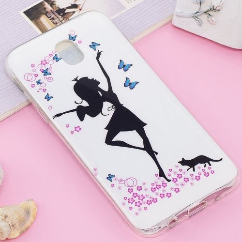 Galaxy J7 (2017) Coque Protection TPU Femme danseuse etoiles Fluorescent ALS51892