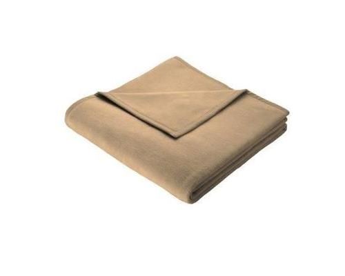 Bocasa Couverture micro-fibres thermosoft Camel 220 x 240 cm