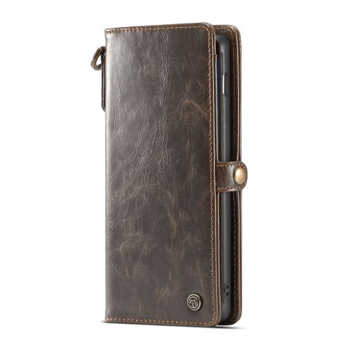 Coque en TPU détachable 2-en-1 divisible marron pour Samsung Galaxy S10