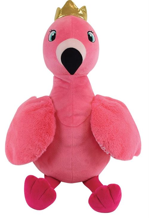 Jemini peluche/sac pyjama Flamingo 42 cm rose junior