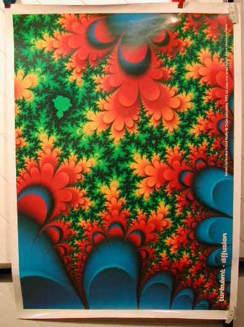 TURBULENT-DIFFUSION - 64x90 cm - AFFICHE / POSTER