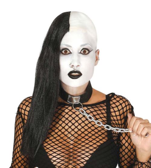 Demi-perruque noir extra