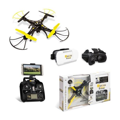 MONDO - Ultradrone - X30 VR Mask - drone 30cm - caméra + wifi + masque réalité virtuelle - Garçon - Mixte - A partir de 14 ans