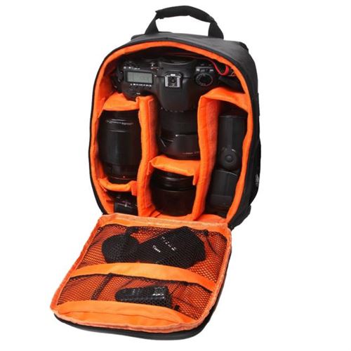Sac à Dos de L'Appareil Photo Reflex Numérique Housse Étanche avec Mousqueton pour Canon Ou Xjpl146