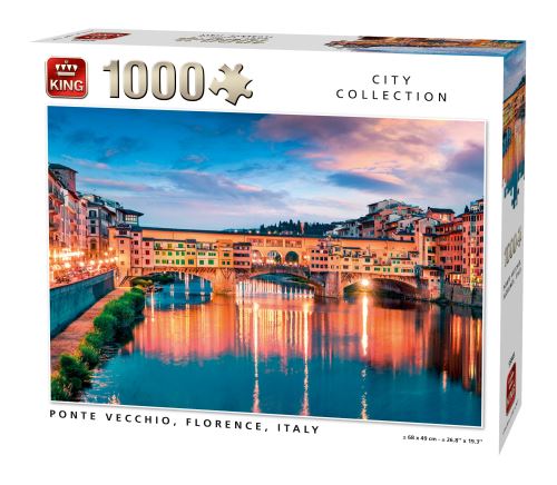 King Puzzle Ponte Vecchio Florence 1000 pièces