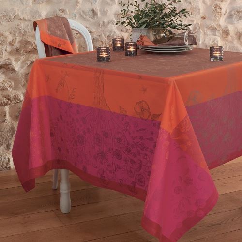 Nappe Poetree Fuchsia 174x174 Garnier-Thiebaut