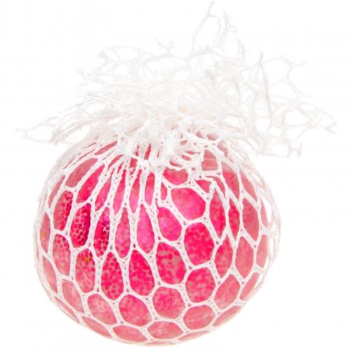 LG-Imports balle anti-stress pailletée 6 cm rose