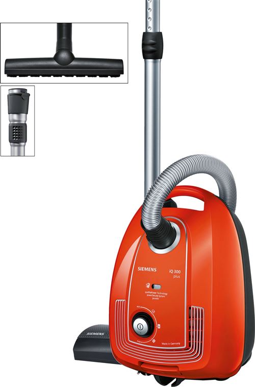 Siemens iQ300 Plus VSP3AAAA Limited Edition - Aspirateur - traineau - sac - noir/soleil désert