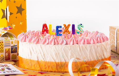 Bougies D Anniversaire Prenoms Alexis Et Axel Achat Prix Fnac