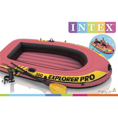 Bateau gonflable Intex Challenger 2 avec pompe et rames