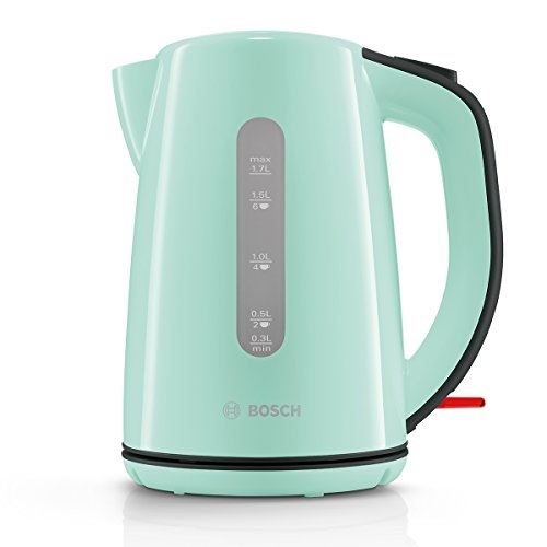 Bouilloire électrique Bosch CompactClass TWK7502 1,7 litres 2200 Watt turquoise menthe / gris-noir