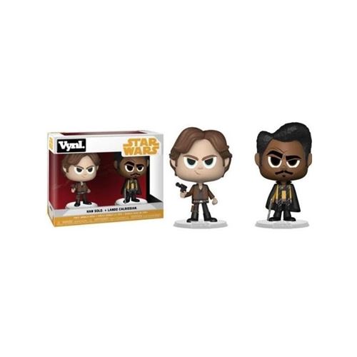2 Figurines Funko Vynl Star Wars: Han Solo et Lando Calrissian