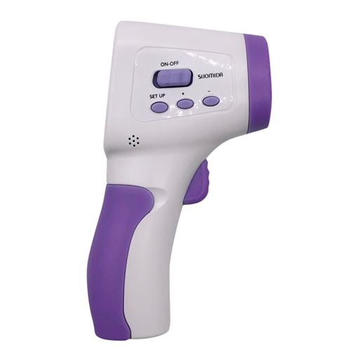 Thermomètres frontal temporel corps infrarouge numérique -violet