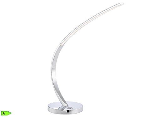 La pâte chromo lampe led à intensité variable 6 w chromé 60 cm