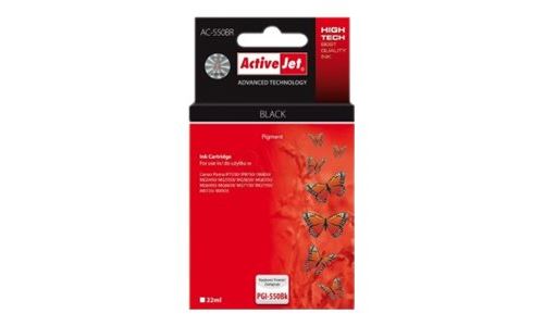 Active jet ac 550br recharge pour canon pgi-550bk, 22 ml, noir