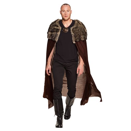 Boland cape chasseur 150 cm polyester brun taille unique