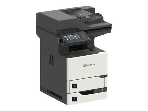 Lexmark Mx721Adhe - Imprimante Multifonctions - Noir et Blanc - Laser - 216 X 355 Mm (Original) - Jusqu'à 61 Ppm (Copie) - Jusqu'à 62 Ppm (Impression) - 650 Feuilles - 33.6 Kbits/S - Usb 2.0, Gigabit Lan, Hôte Usb 2.0