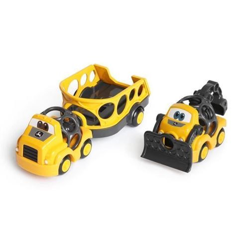 JOHN DEERE Coffret de 2 camions Construction Crusiers Go Grippers - Multicolore