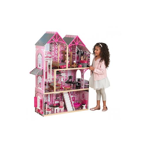 KidKraft - Maison de poupées Bella + 16 accessoires
