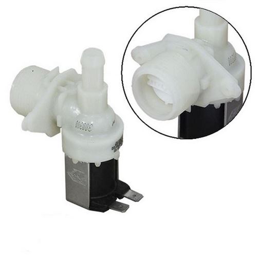 Electrovanne 1 voie 90° Dim 12mm Lave-vaisselle 481228128393 ARISTON HOTPOINT, WHIRLPOOL, BOSCH, INDESIT, CANDY, SIEMENS, BEKO, HOOVER, LADEN, BAUKNECHT, IGNIS, VIVA, NEFF, ROSIERES, SCHOLTES, PROLINE, SELECLINE, BLUESKY, FAR, ALTUS, RADIOLA, ARDEM, IBERN