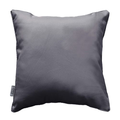 Coussin passepoil 40 x 40 cm polyester uni essentiel Beton