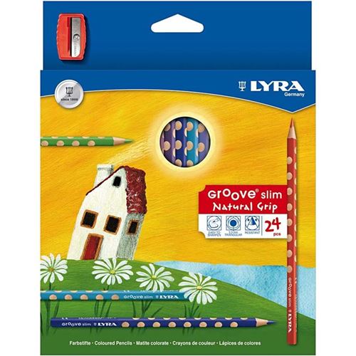 Lyra crayons 3-en-1 Groove 12 pièces multicolore - Dessin et coloriage  enfant - Achat & prix