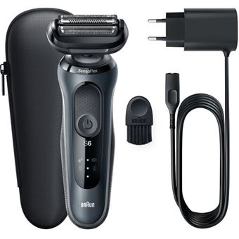 Braun Series 6 61-N1000S - Rasoir - sans fil - gris - 1