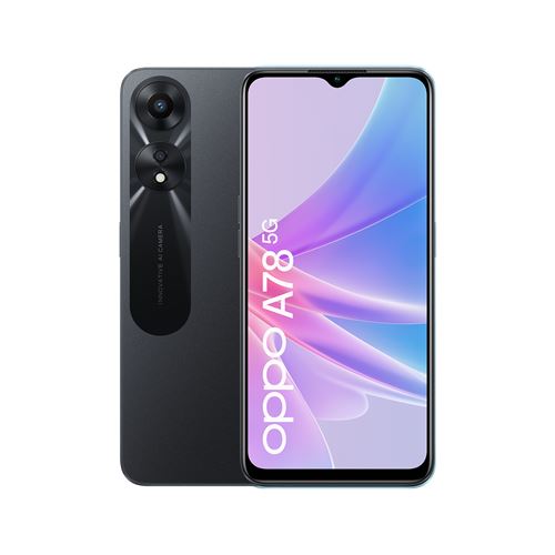 OPPO A78 5G 16,7 cm (6.56 ) Double SIM Android 13 USB Type-C 4 Go 128 Go 5000 mAh Noir