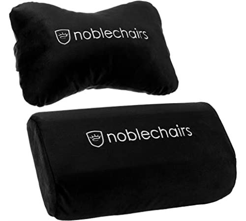Noblechairs chic coussin de chaises fixé pour EPIC / ICON / HERO - noir / blanc