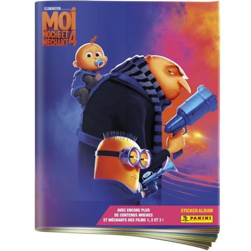Album Stickers - Moi Moche et Méchant - 180 Stickers