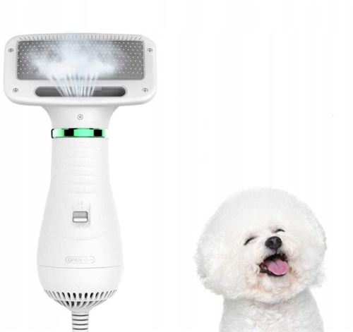 Sèche-cheveux + peigne 2 en 1Holytech pour animaux Température réglable