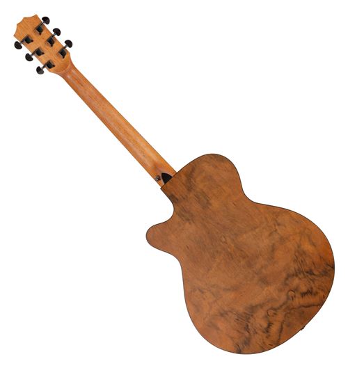 Guitare acoustique 104cm, guitare folk cutaway en bois avec 6