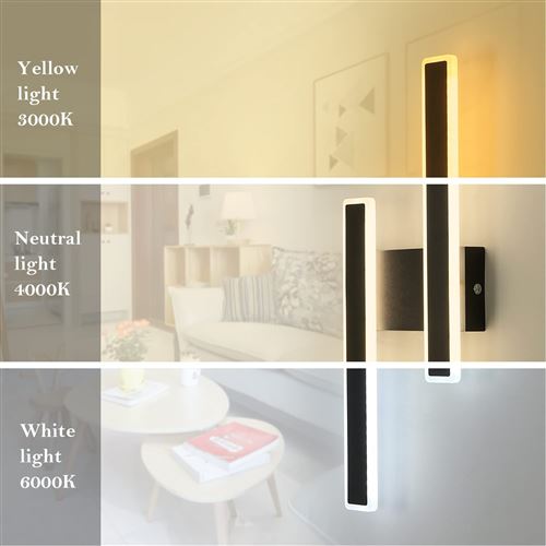 Applique Murale Sans Fil Charge Moderne LED Blanc Chaud Lumière Lustre USB  Noir Luxe Décor À La Maison Chambre Tête De Lit Du 113,41 €