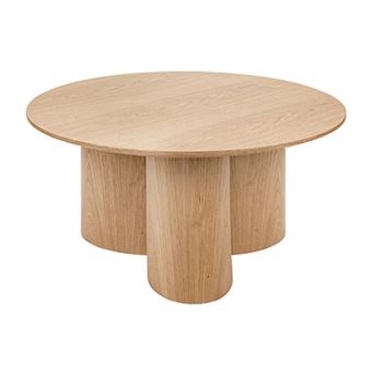 Atmosphera Créateur d'intérieur - Table Basse Design "Aliona" 80cm Naturel - 1