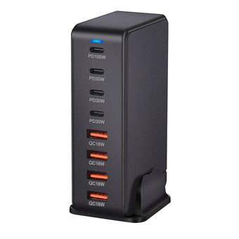 Chargeur GaN 240W 8 Ports USB-C PD Ð Charge Rapide pour Mobile et Appareils - 1