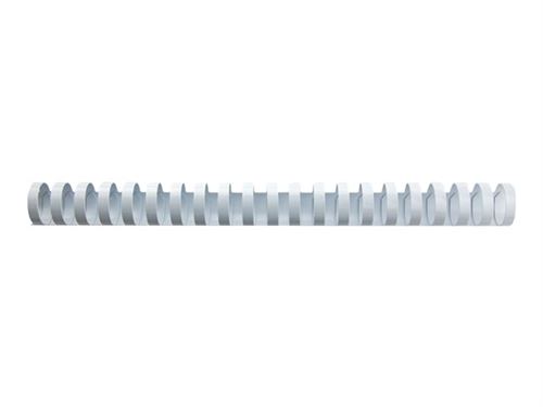 GBC CombBind - 25 mm - 21 anneaux - A4 (210 x 297 mm) - 25 feuilles - blanc - 50 unités peigne de reliure en plastique - pour P/N: 2101435, IB271106, IB271717