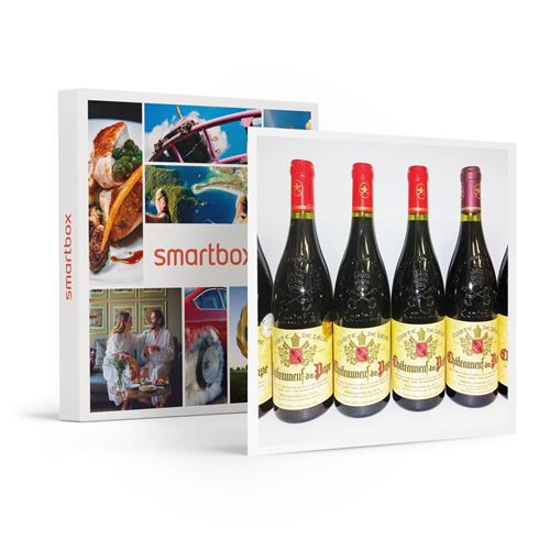 SMARTBOX - Coffret Cadeau Assortiment de 6 bouteilles de châteauneuf-du-pape livré à domicile-Gastronomie