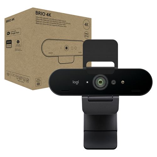 Logitech Webcam BRIO avec vidéo 4K Ultra HD et image HDR en Noir - Image 5