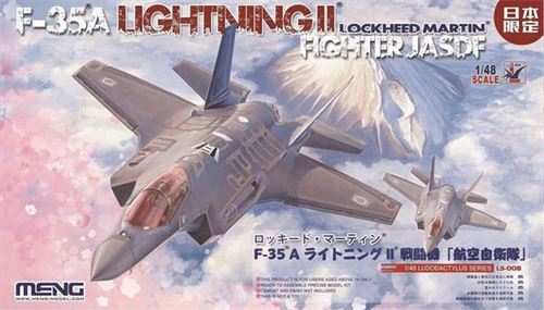 Lockheed Martin F-35a Lightning Ii Fight Jasdf,achtung-anleitung Nur Japanisch- 1:48e - Meng-model