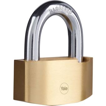 Cadenas De Sécurité Hammer - Yale - Y2B/80/138/1 - Laiton 80 Mm - Anse Acier Cémenté - 3 Clés - 1