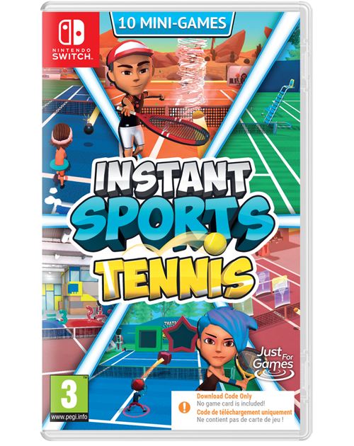 Just For Games Instant Sports Tennis Code In A Box Nintendo Switch